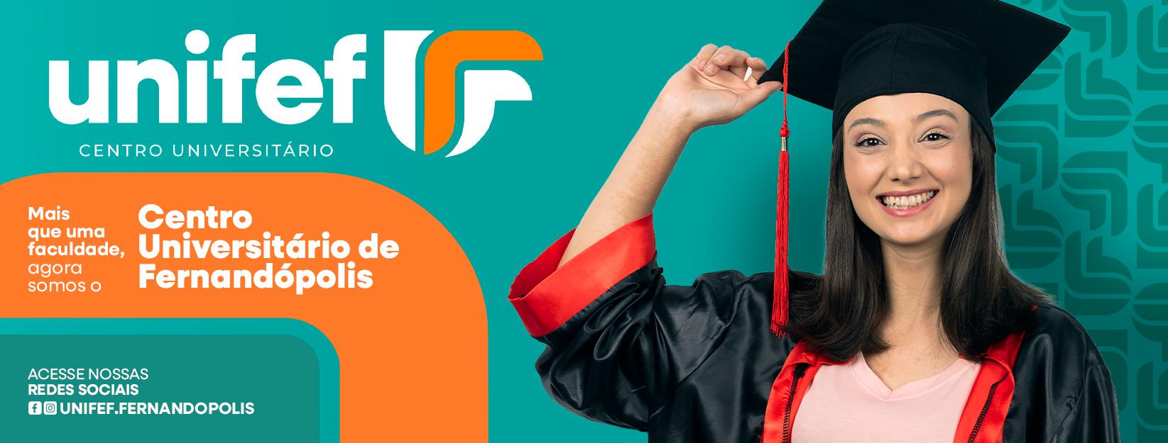 Banner Faculdades Integradas de Fernandópolis - Centro Universitário de Fernandópolis