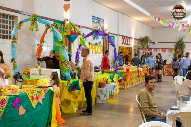 Imagem da Galeria da Notícia: Arraiá do UNIFEF reúne comunidade acadêmica em noite de integração, cultura e tradição