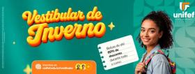 Imagem da not&iacute;cia: UNIFEF abre inscrições para o Vestibular de Inverno 2026 com bolsas durante toda a graduação